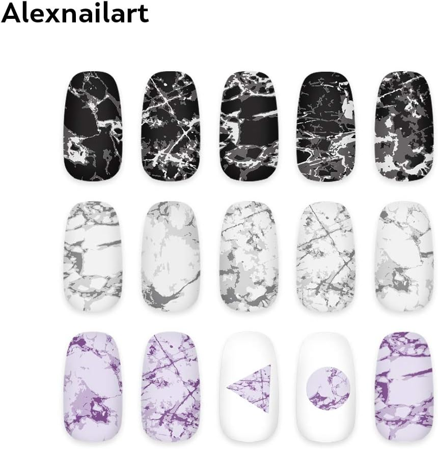 Professional Nail Art Stamping Plates with Marble Crack Geometry Pattern for Manicure DIY Image Print Nail Design Transfer Tools image number 3