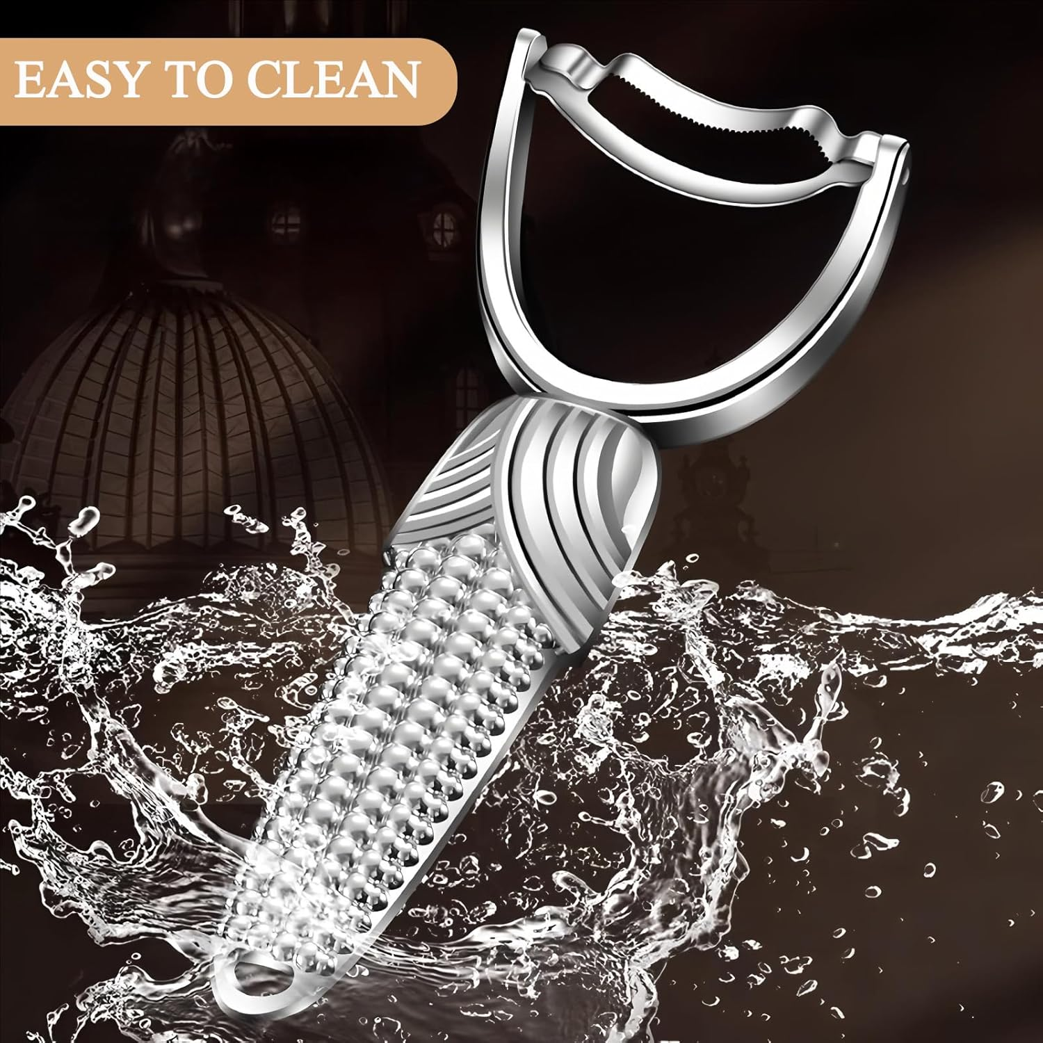 ANMIOU Corn Peeler for Corn on the Cob, Stainless Steel Corn Cob Stripper Tool, Corn Kernel Remover Kitchen Gadget for Fresh Sweet or Cooked Corn image number 2