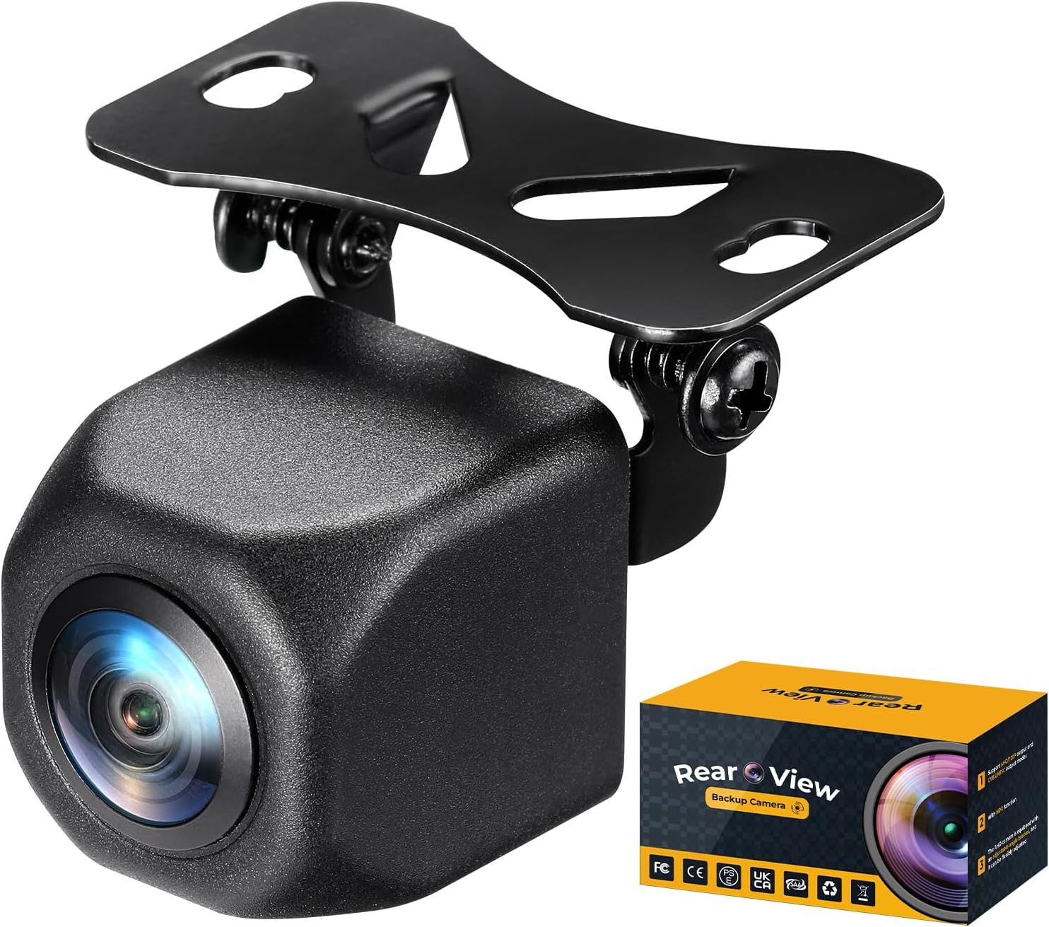 ISINMOTOR AHD 720P Backup Camera,170 Degree Wide Angle Rearview Reversing Camera,Ip67 Waterproof Clear Night Vision Reverse Rear View Camera for Car Vehicle SUV RV image number 2