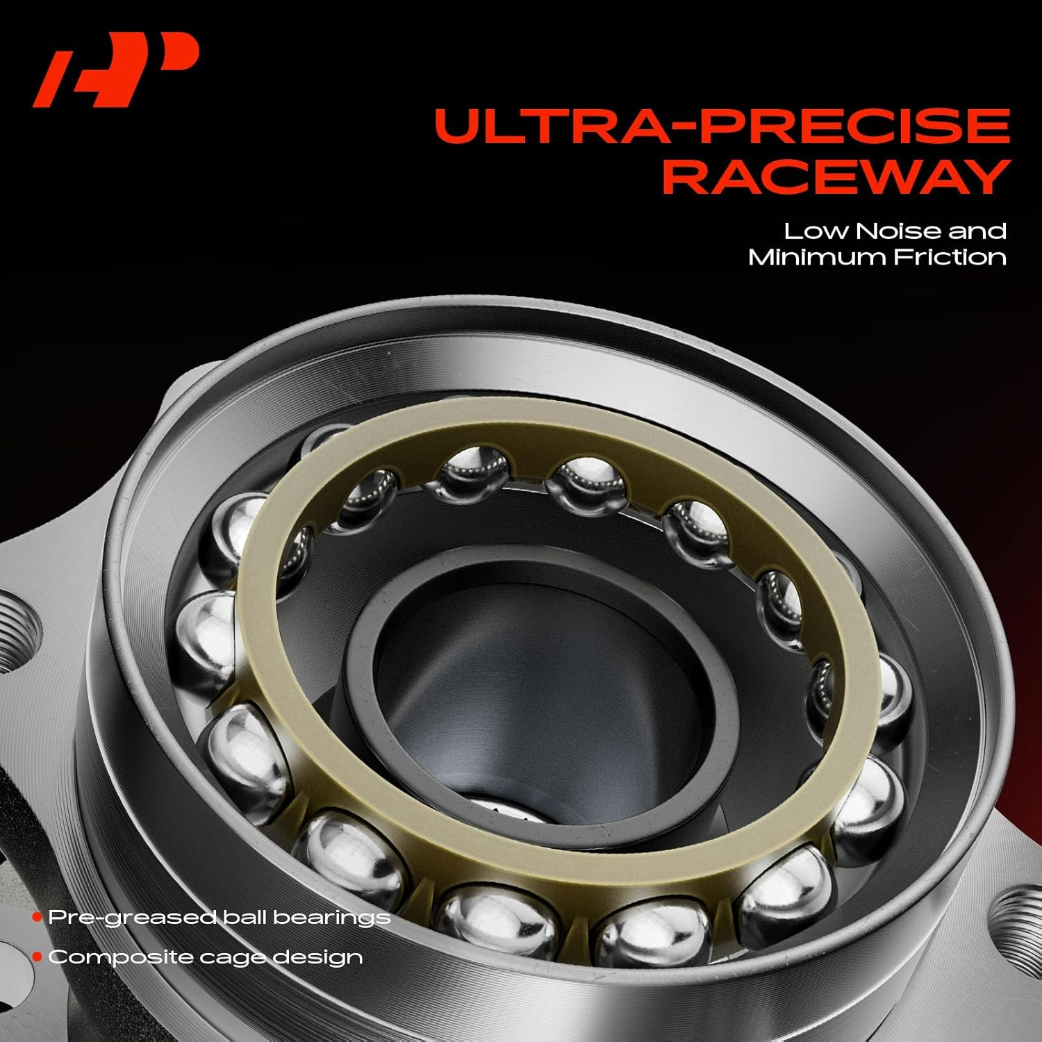 A-Premium Rear Wheel Bearing and Hub Assembly with 5-Lug Compatible with Subaru Forester 2014-2018, Impreza 2012-2021, Crosstrek 2016-2021, XV Crosstrek 2013-2015