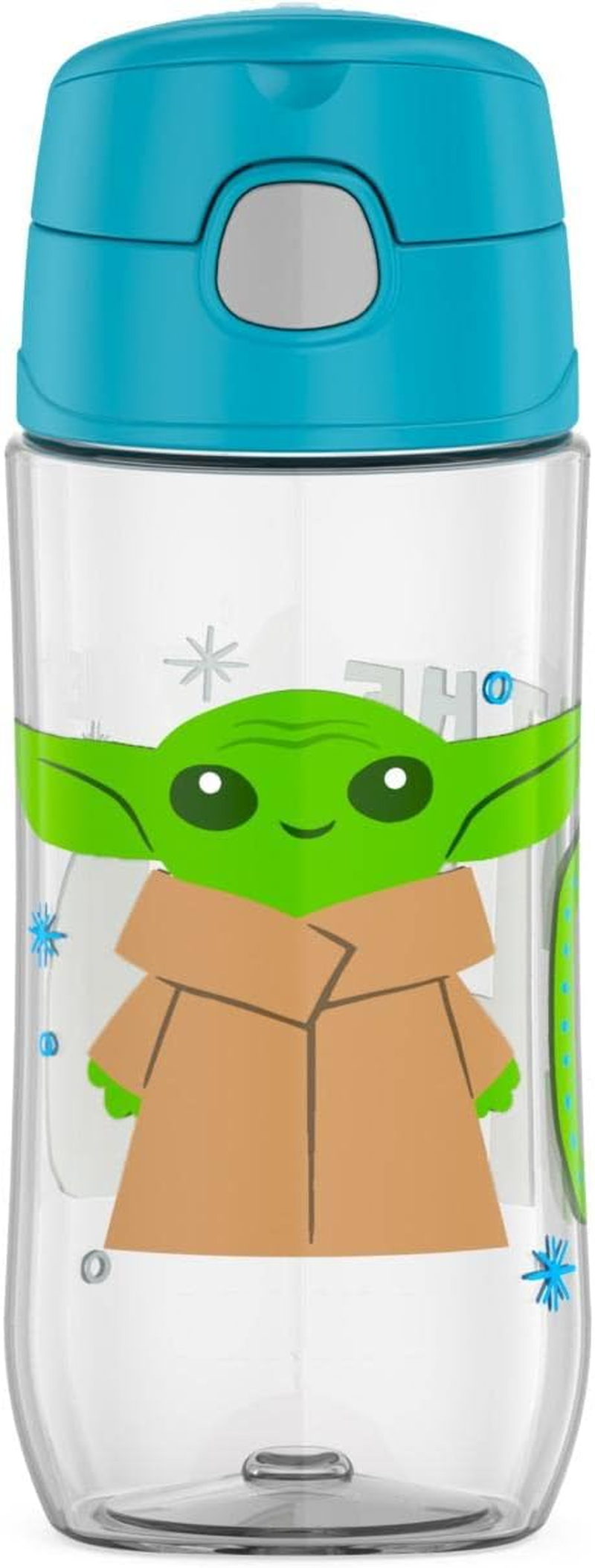 THERMOS FUNTAINER 16 Ounce Plastic Hydration Bottle with Spout, Mandalorian