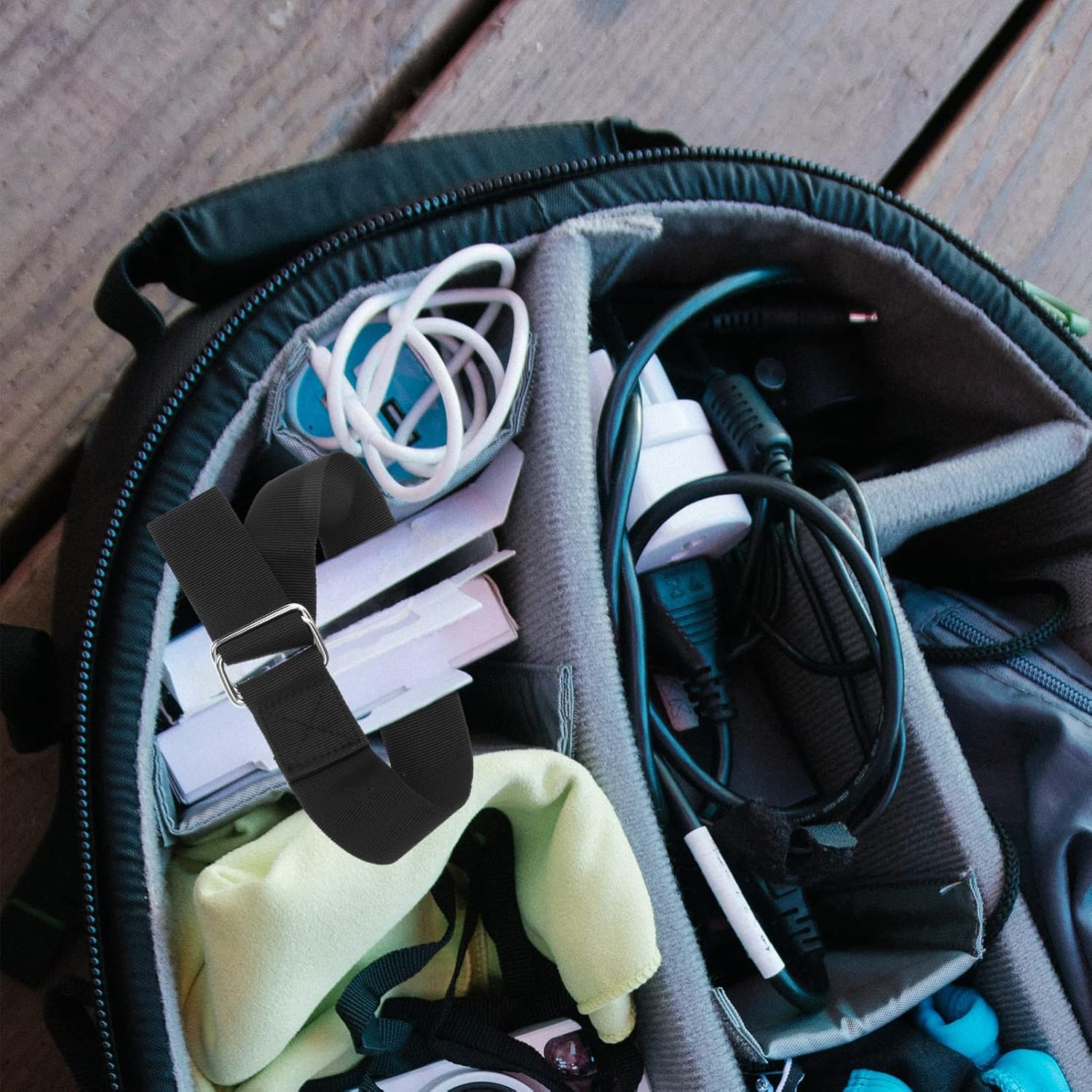 SHINEOFI 6Pcs Adjustable Cargo Bundling Straps with Double Iron Buckles Wear Resistant Luggage Tie down Straps for Secure Transport and Storage for Trucks and Roof Racks image number 1