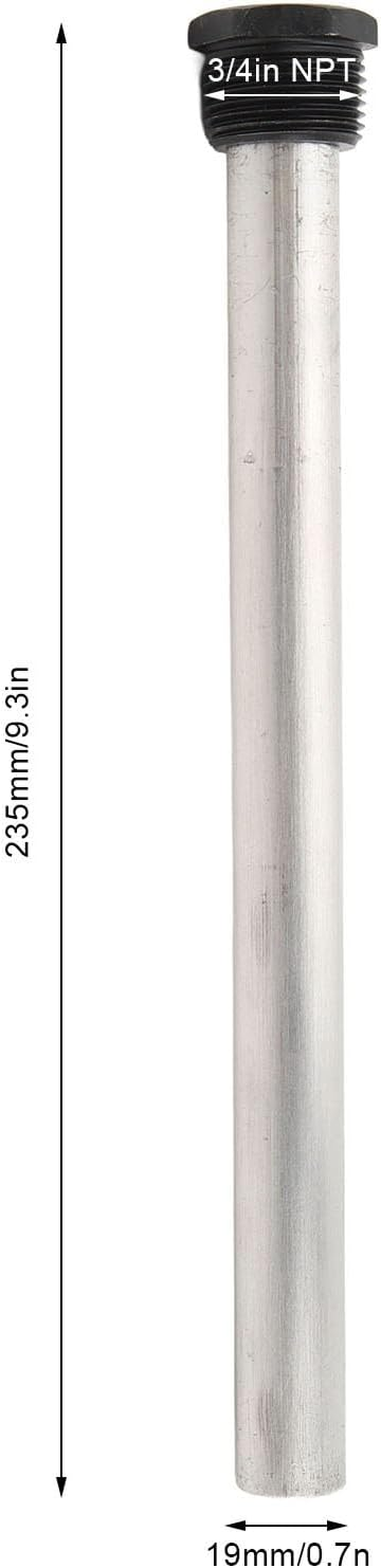 Jiawu 2 Pack RV Water Heater Anode Rods, Anode Rod for Hot Water Heater RV, 9.25In Length, 3/4In NPT image number 4