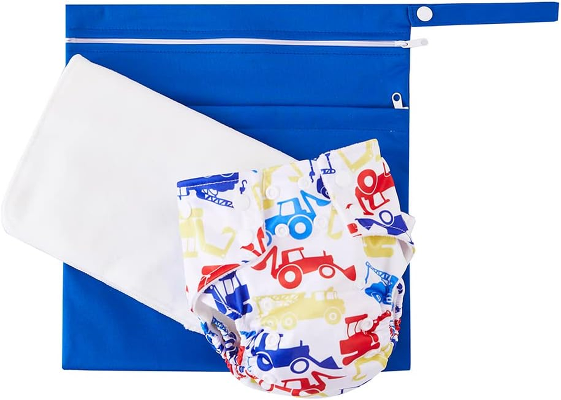 Big Softies Machines Reusable Nappy and Wet Bag Bundle image number 2