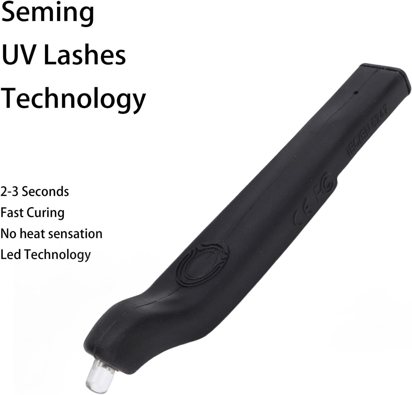 Generic Lash Light for Tweezer, Quick Curing Cordless Portable Lash Lamp for Eyelash Extension, Silicone Mini Handheld Lash Extension Lamp for Nail Art, UV Lash Light for Eyelash image number 1