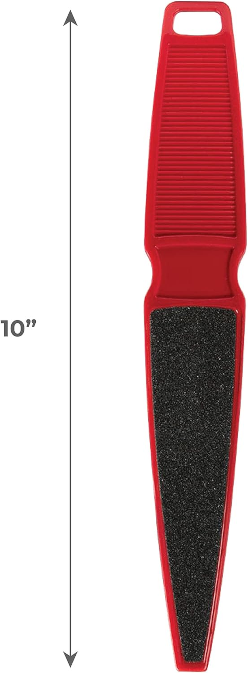 Forpro Professional Collection Pedicure Paddle Foot File, Double-Sided Foot File for Heels, Disposable & Sanitizable, 80/120 Grit, Red, Pack of 12 image number 5