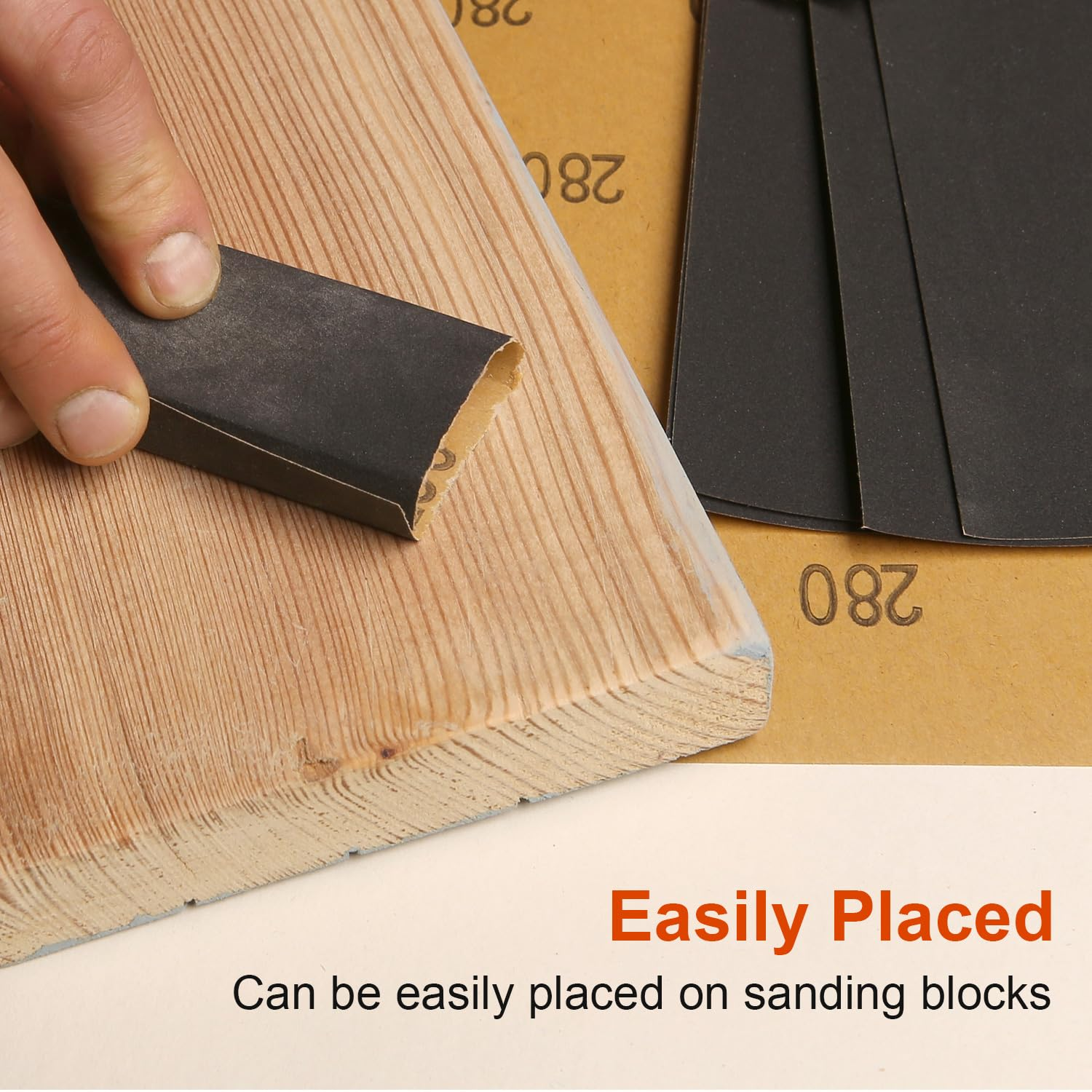 Sand Paper,48 PCS Sandpaper,120 to 5000 Assorted Grit Sandpaper Sheets,9 X 3.6 Inch Premium Wet Dry Sandpaper for Wood Furniture Finishing,Metal Sanding image number 4