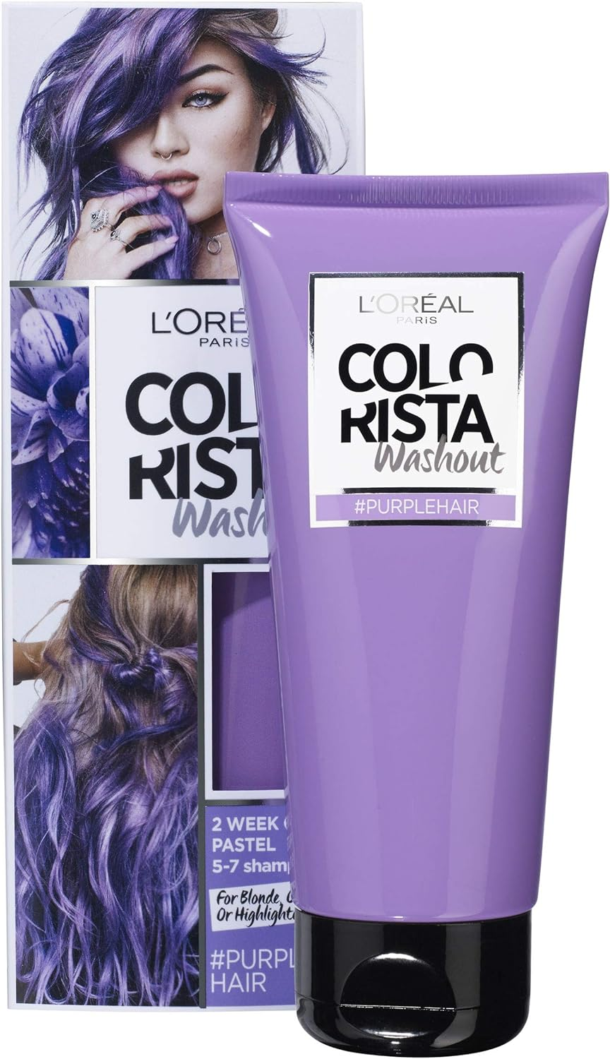 L&rsquo;Or&eacute;al Paris Colourista Washout Turquoise Hair (Semi-Permanent Hair Colour) image number 6