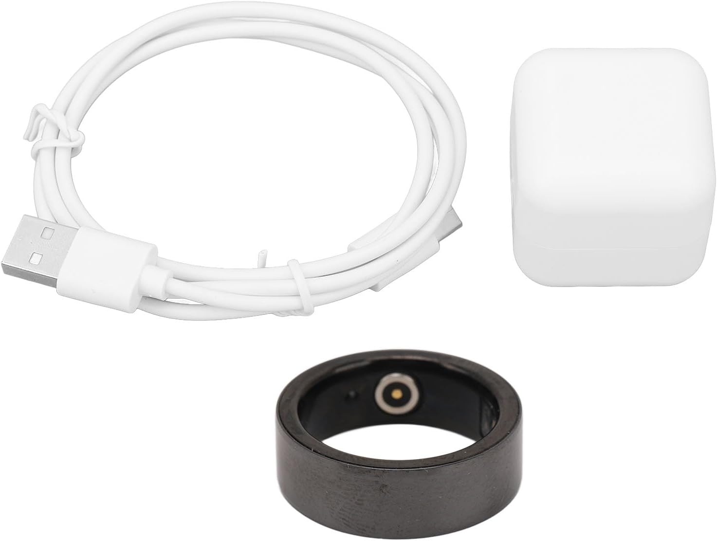 Fitness Smart Ring Flexible Health Tracking Ring for Blood Pressure Body Temperature Monitoring Adjustable Fitness Tracker for Men Women Gift Size 18 image number 5