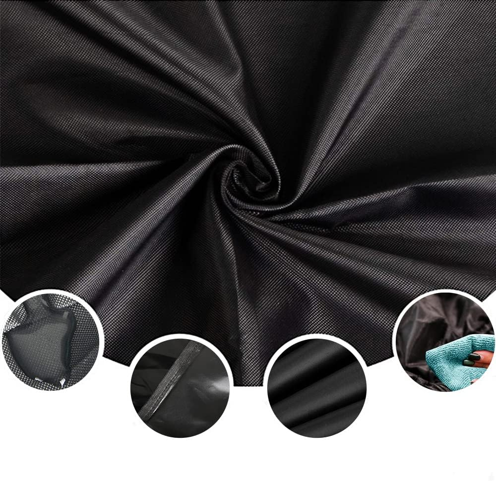 Foldable Electric Wheel Chair Cover, 420D Waterproof Mobility Scooter Storage Cover for Travel Power Wheelchair Dust Protective Cover with Adjustable Drawstring (45" L X 29.5" W X 51" H)