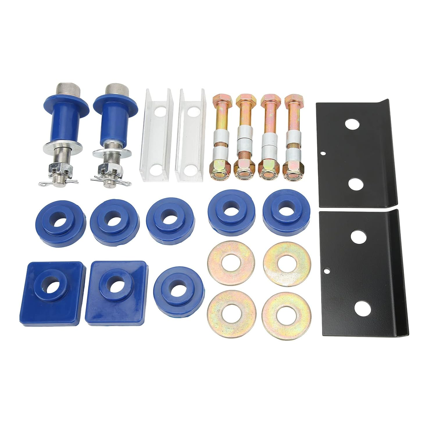 Hood Hinge Kit, 22PCS Pivot Bushings & Mount Bolts Set, Compatible with Peterbilt 379 image number 4