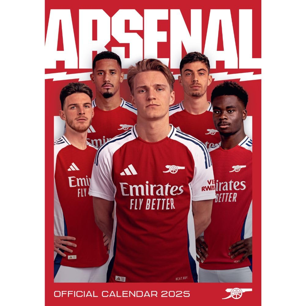 Official Arsenal FC A3 Calendar 2025 image number 3