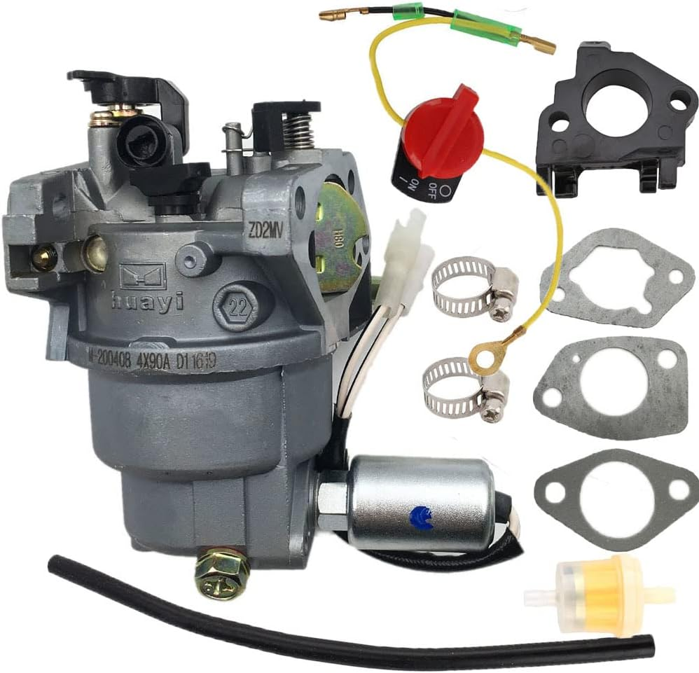 Allmost Huayi 4X90 / 4X90A Carburetor Compatible with MTD Engines 4X90HU 4X90HUA 547CC Engines, CUB Cadet XT1-LT42 Tractor,With Fuel Filter image number 1