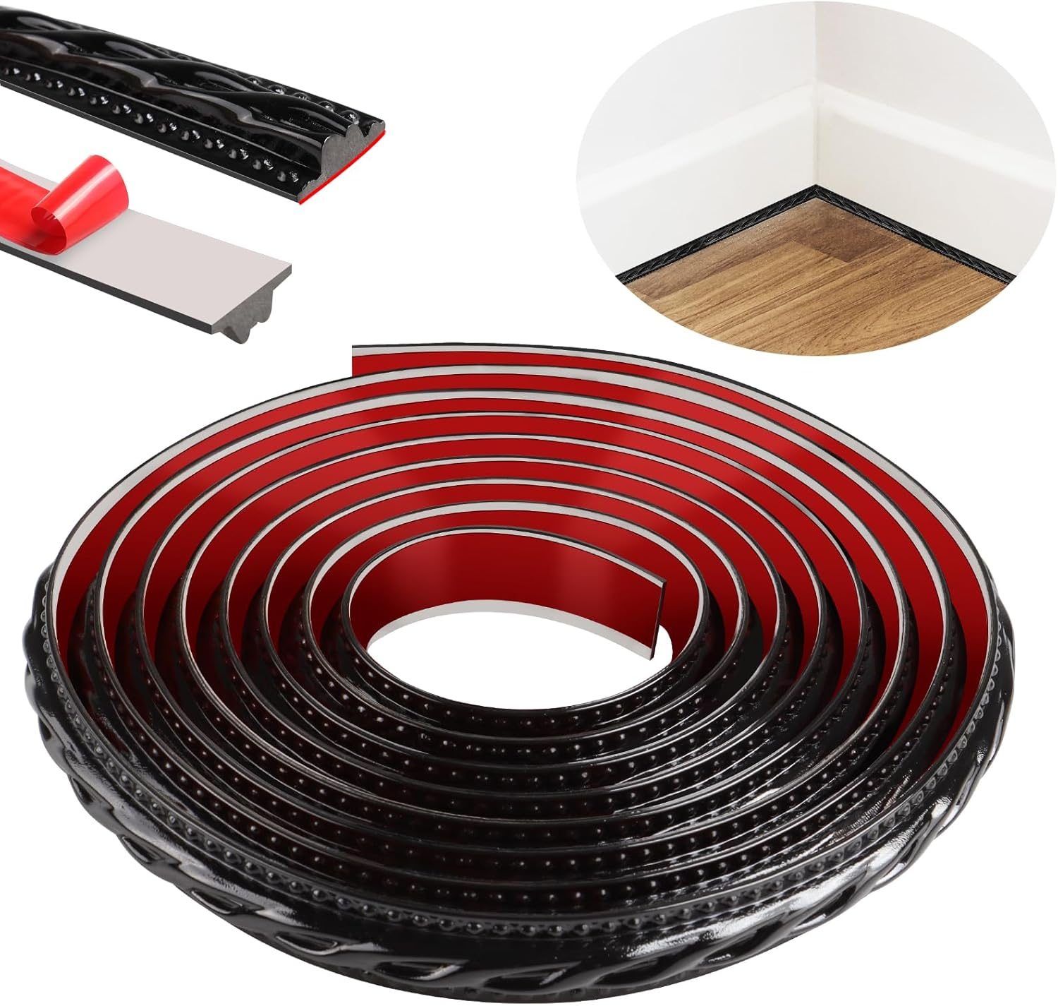 600Cm Self-Adhesive Moulding Trim, Peel and Stick Ceiling Coving,3D Wall Trim for Mirror Frames, Furniture, Door Frames, Ceilings, Home Decoration(White)