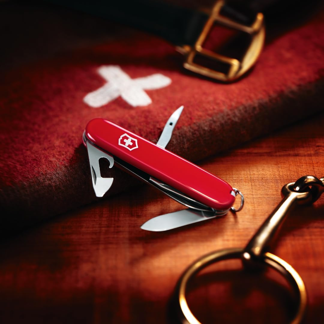 Victorinox Swiss Army Pocket Knife Spartan with 12 Functions, Red