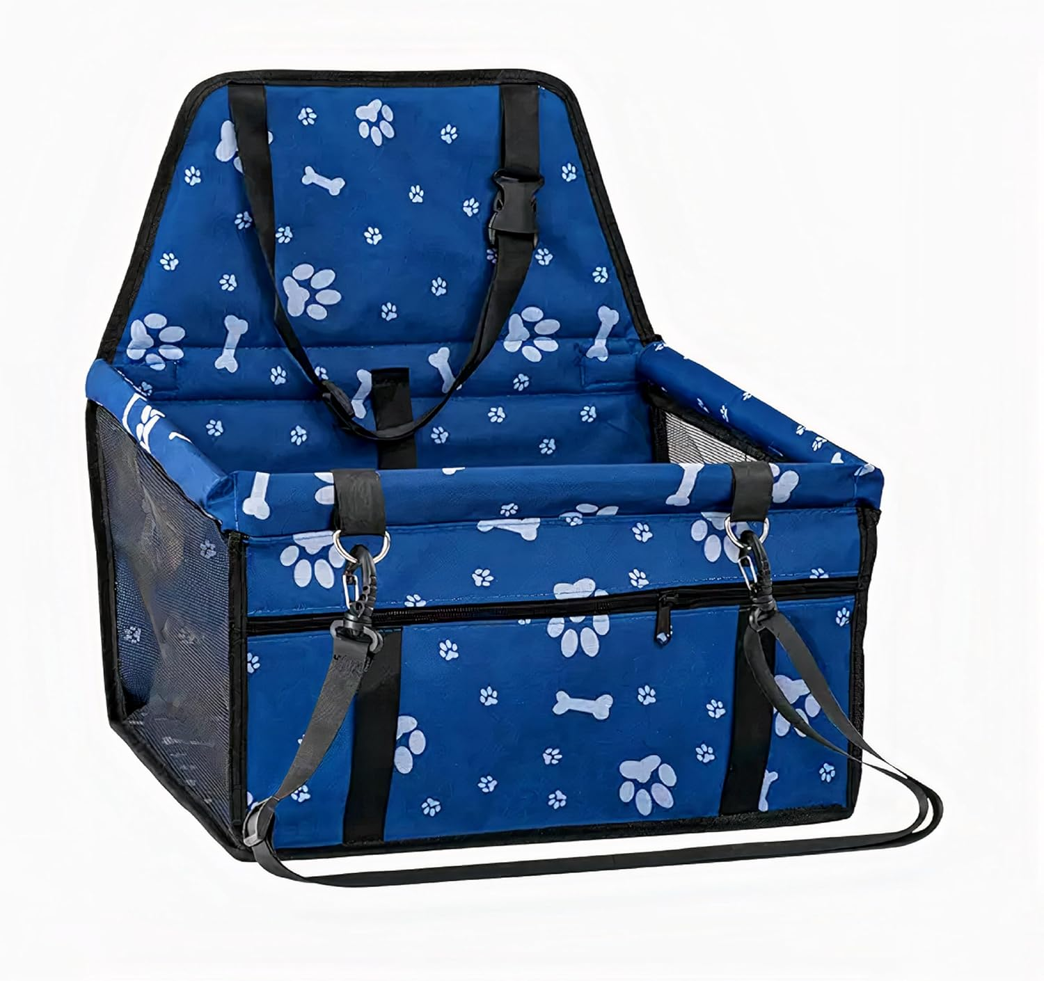 Dog Car Seat Booster - Perfect Car Booster Seat for Dogs, Large Pet Car Booster, Ensures a Safe and Comfortable Ride (Silver) image number 5