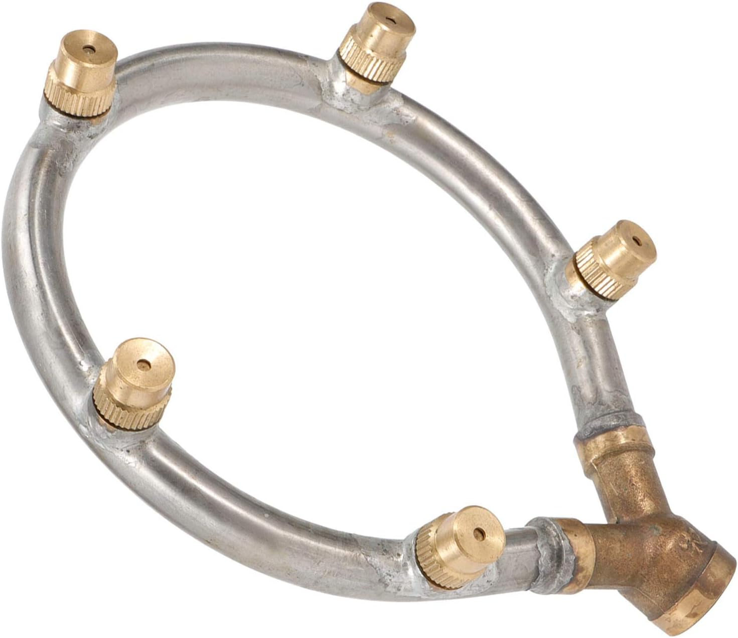 Changor 5 Head Adjustable Misting Nozzle Atomizing Spray Head Stainless Steel Atomizing Spray Head Misting Nozzles for Fine Mist to Water Column with G1/4In Female Thread image number 3