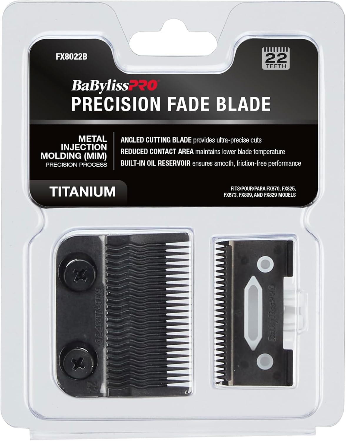 Babylisspro Black Titanium Precision Fade Blade MIM Process image number 2
