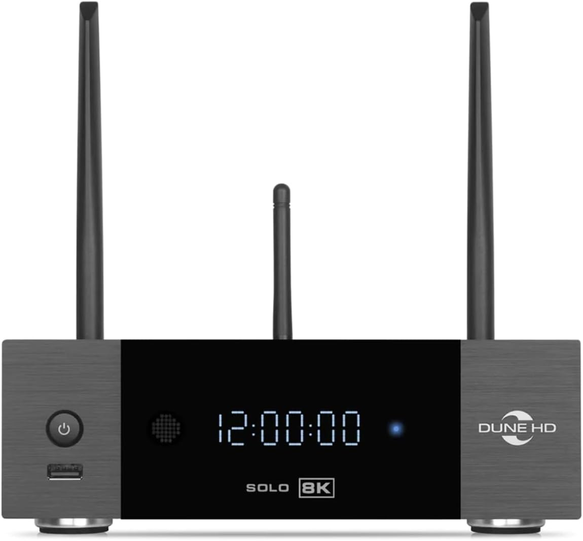 Dune HD Solo 8K, Media Player, Android TV Box, Dolb Visio, Atmo, S928X-K/J, Hd-Audio, HDMI, 2.1A, BT 5.2, Wifi6, 1Gbit, USB 3.0, 8GB / 64GB, 3.5 HDD Rack, Optical/Coaxial S/PDIF, 8Kp60, 4K, 1080P image number 4