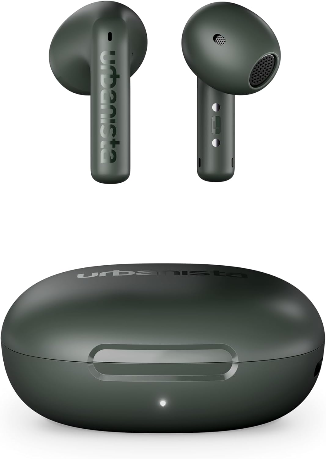 Urbanista Santa Monica Open Fit True Wireless with ANC, 24H Pay, Adaptive EQ, Crystal-Clear Calls, Touch Controls, Advanced Wind-Noise Reduction, Cloud White