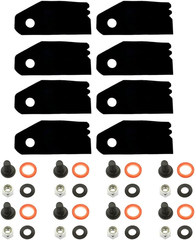 8Pcs Blades & Bolts Set for Victa 18" Mulch & Catch Mower from 1998 CA09434S image number 4