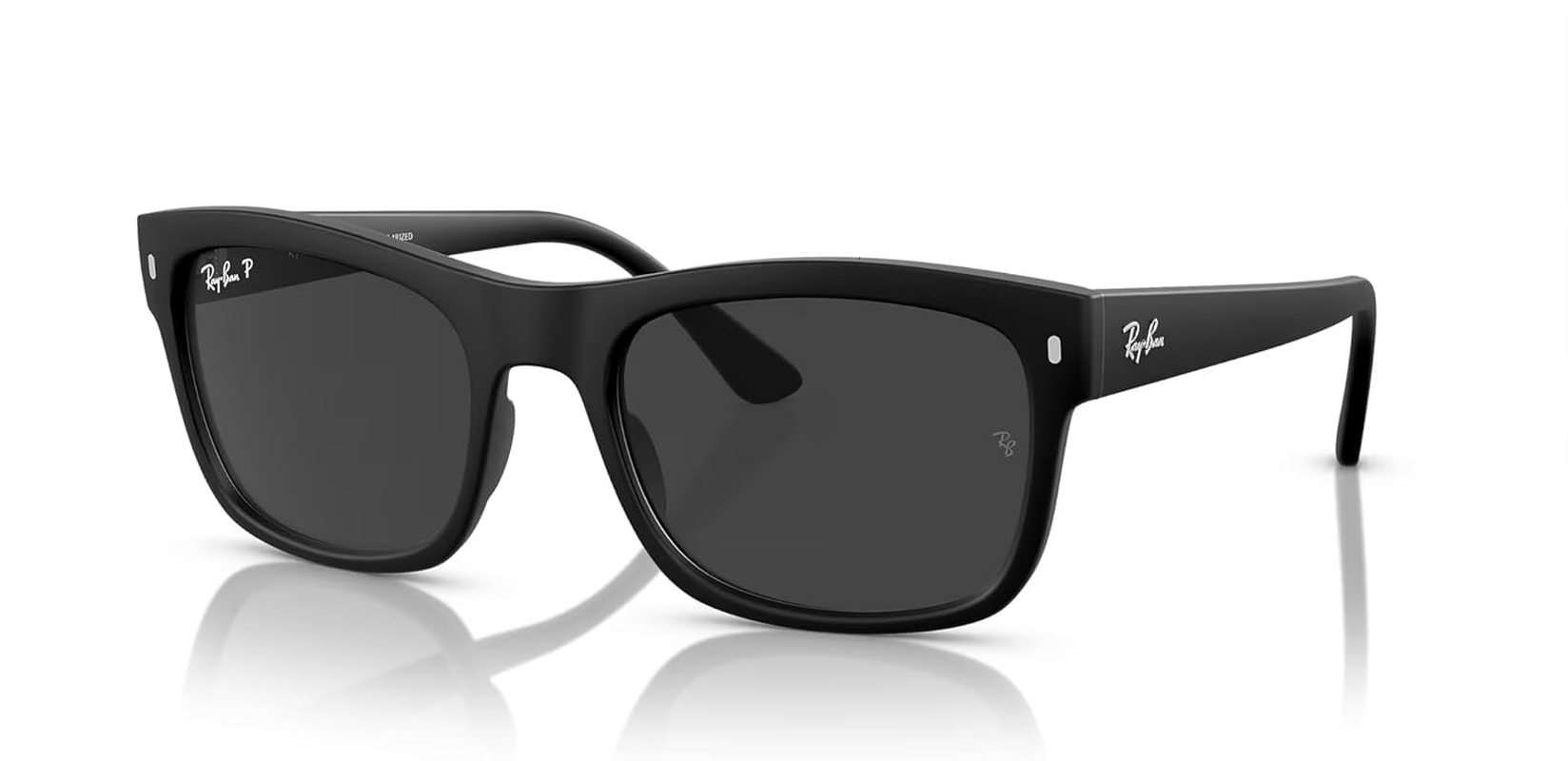 RAY-BAN Polarised Sunglasses, 0RB4428, Black & Black, 56Mm image number 2