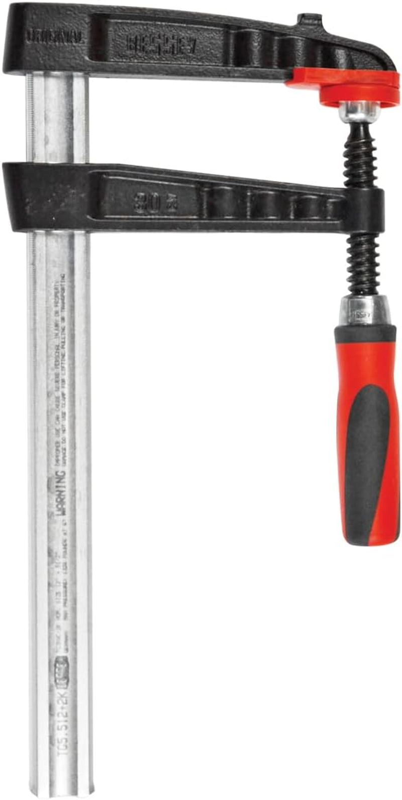 BESSEY TG4.016+2K Clamp, Woodworking, F-Style, 2K Handle, Replaceable Pads, 4 In. X 16 In., 880 Lb image number 4