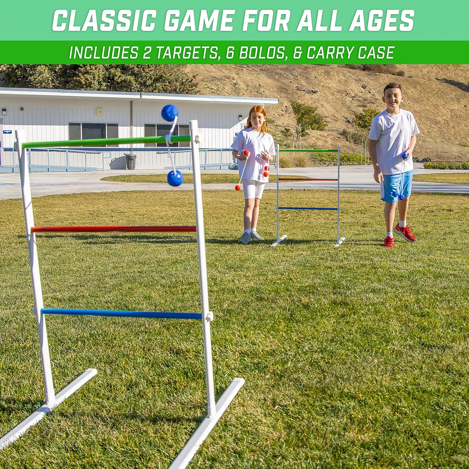 Gosports Premium Metal Ladder Toss Game Set image number 1
