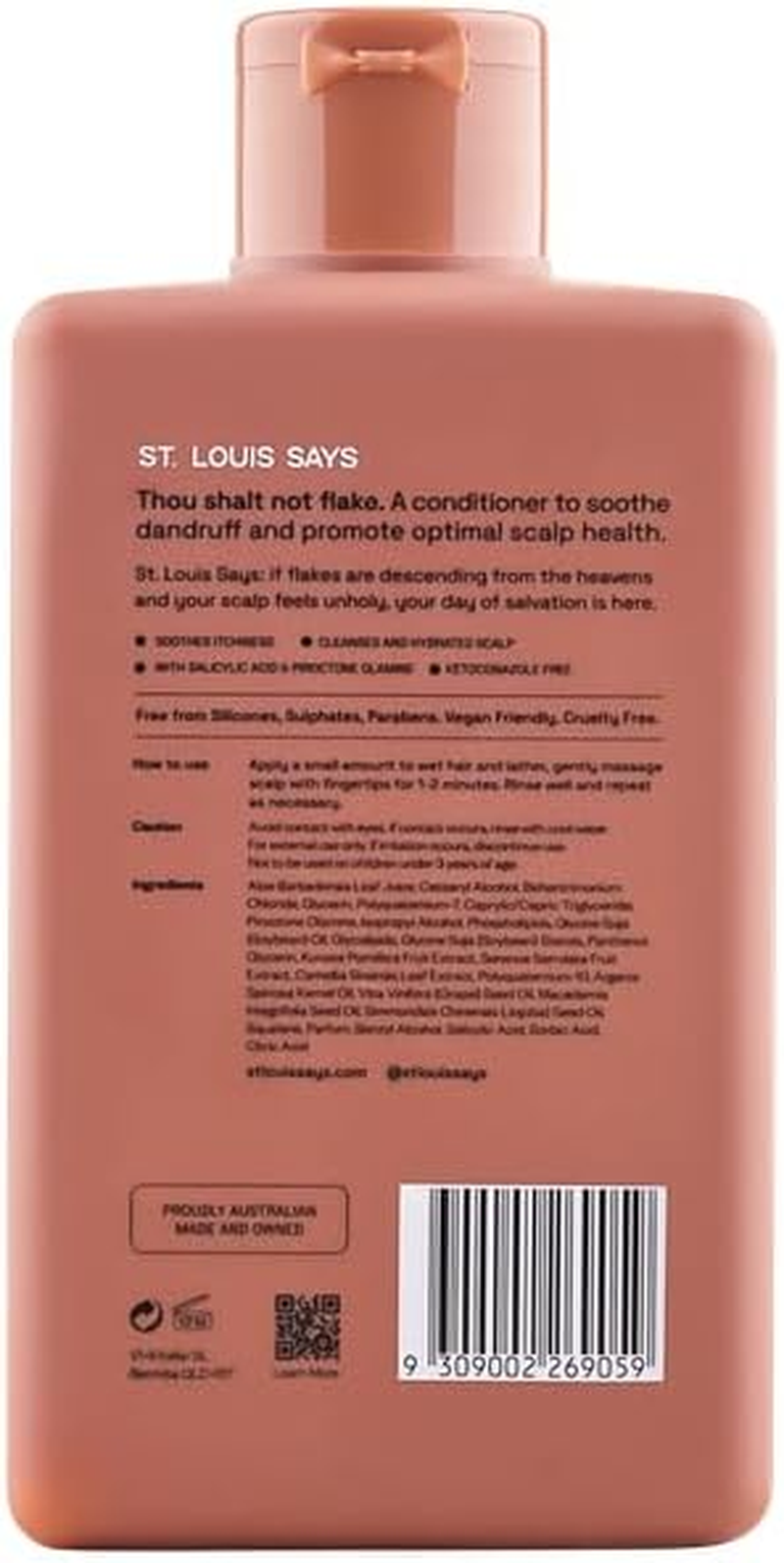 Scalp Salvation Anti-Dandruff Conditioner &ndash; Soothing Conditioner for Dandruff & Dry Scalp Relief &ndash; Fights Flakes, Itchiness & Oil Build-Up &ndash; Infused with Salicylic Acid, Piroctone Olamine, Aloe Vera & Panthenol image number 1