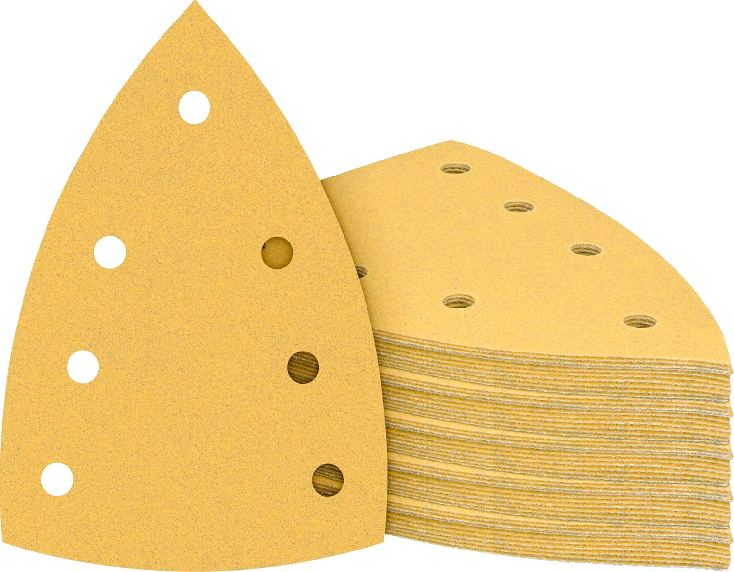 Bosch 50 X Expert C470 Sandpaper Set with 7 Holes (For Paint on Wood, Diameter 100 X 150 Mm, Grit 10 X 60, 10 X 80, 10 X 120, 10 X 180, 10 X 240, Professional Accessories Multi Sander) image number 1
