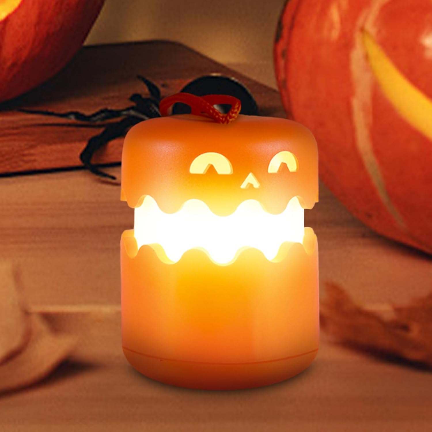 Halloween Pumpkin Lights,Led Pumpkin Lamp | Halloween Lantern LED Foldable Light up for Party Decoration image number 3