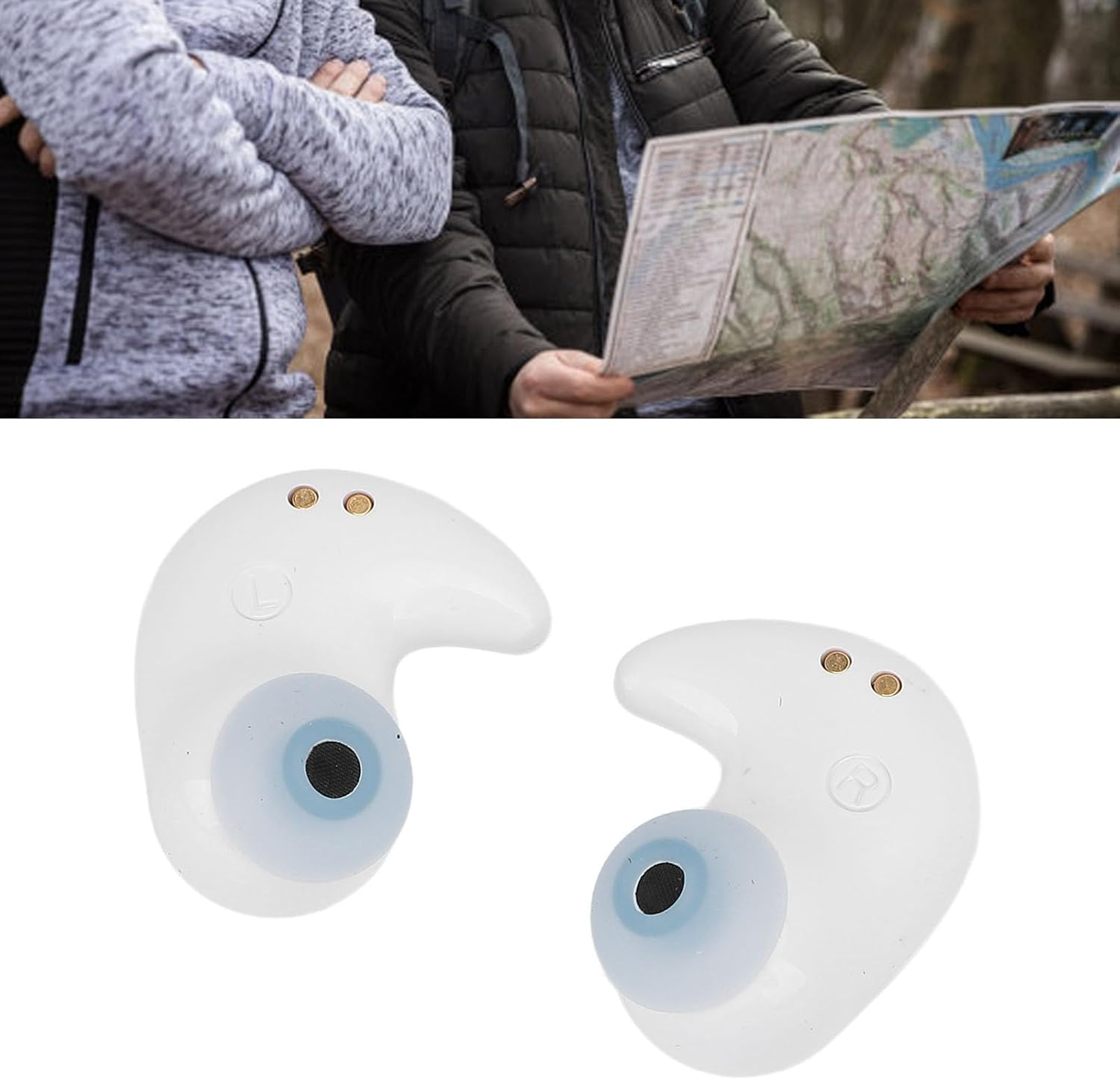 Voice Translator Earbuds, Supports More than 100 Languages, Real Time Translation Headphones, Voice Translator Device with Bluetooth and App for Android, Noise Reduction image number 3