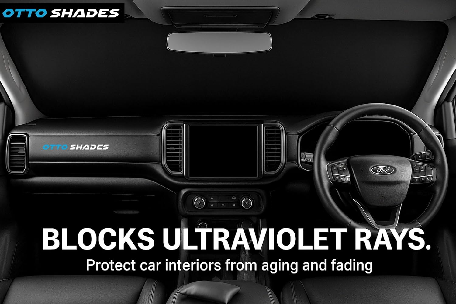 OTTO SHADES Patented Thick Windscreen Sunshade for Volvo XC60 2017-2025, 6-Layer Custom Fit, Maximum UV Protection & Heat Shield | Foldable Front Window Sunshade & Sun Visor Accessories image number 2