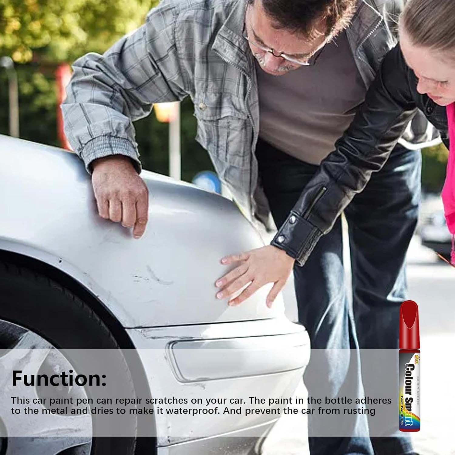 Car Paint Pen - Paint Scratch Repair Auto Scratch Remover Pen,Universal Portable Paint For, Motorcycle, Motorboat, Doors and Windows image number 5