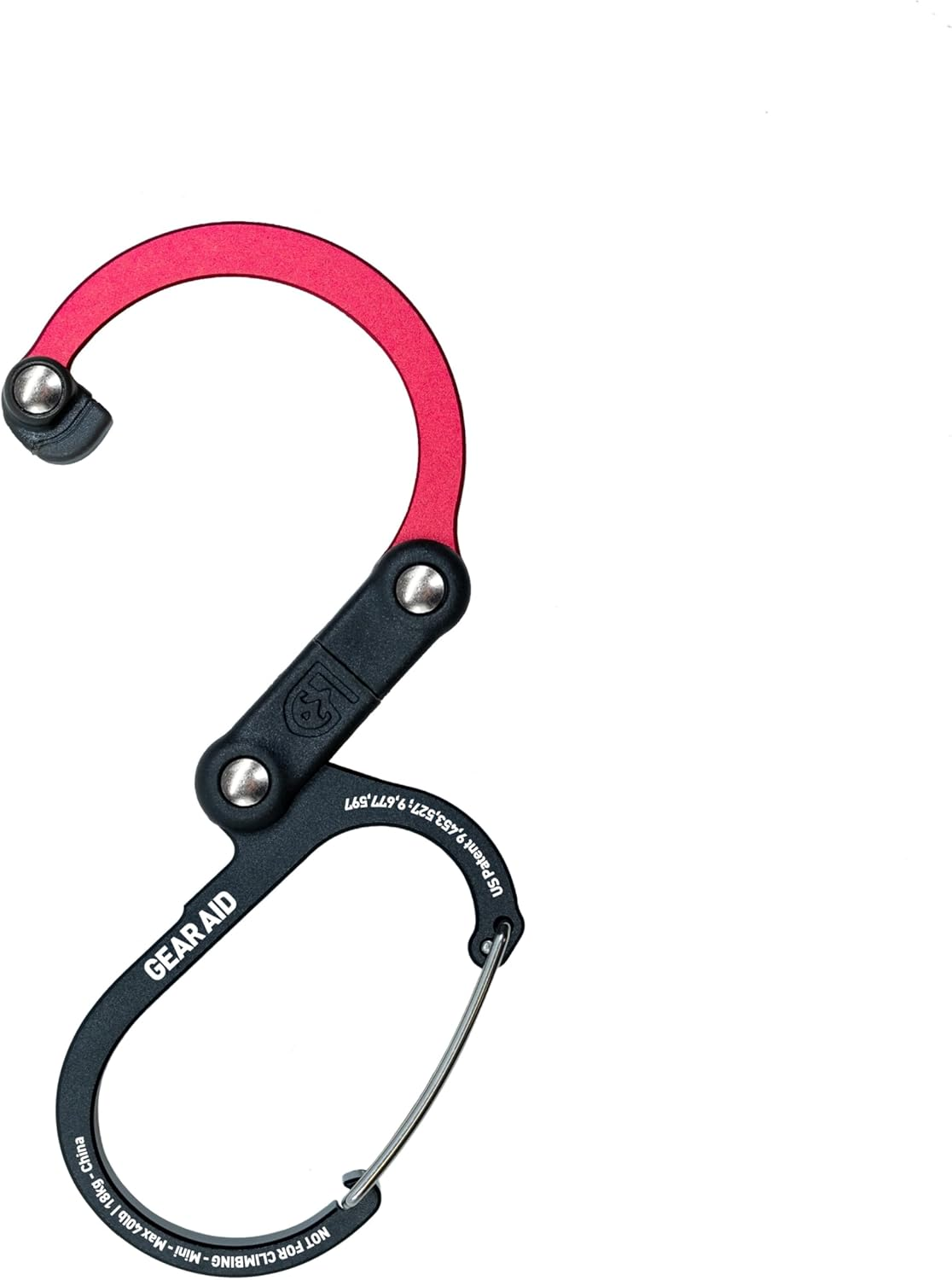 GEAR AID HEROCLIP (Mini) Carabiner Gear Clip and Hook, for Hanging Bags, Purses, Lanterns, Strollers, Tools, Helmets, Water Bottles, and More image number 3