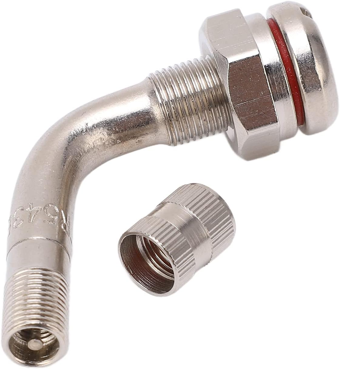 10Pcs TR543E 75&deg; 65Mm Aluminum Truck Tire Valve Stems for Tubeless Bus & Truck Tires with .7Mm Clamp-In Fit image number 5