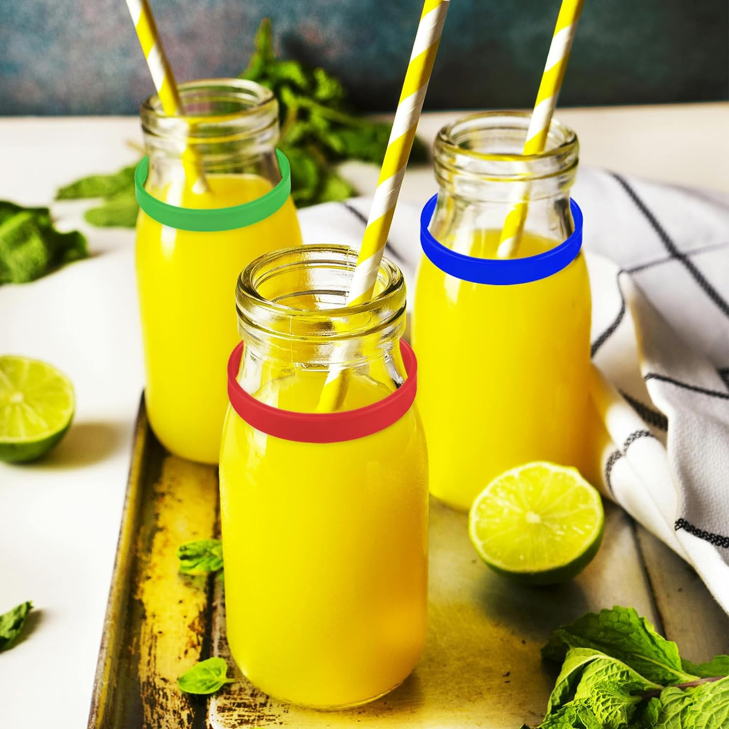 GOGO 12 PCS Silicone Wristbands for Kids, Rubber Bracelets - Assorted1 image number 4