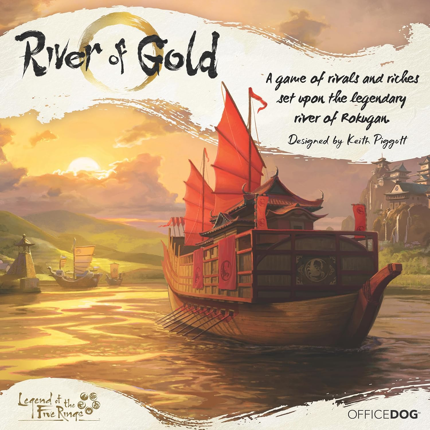 Office Dog River of Gold Board Game: 1-Player, Age 3+ image number 2
