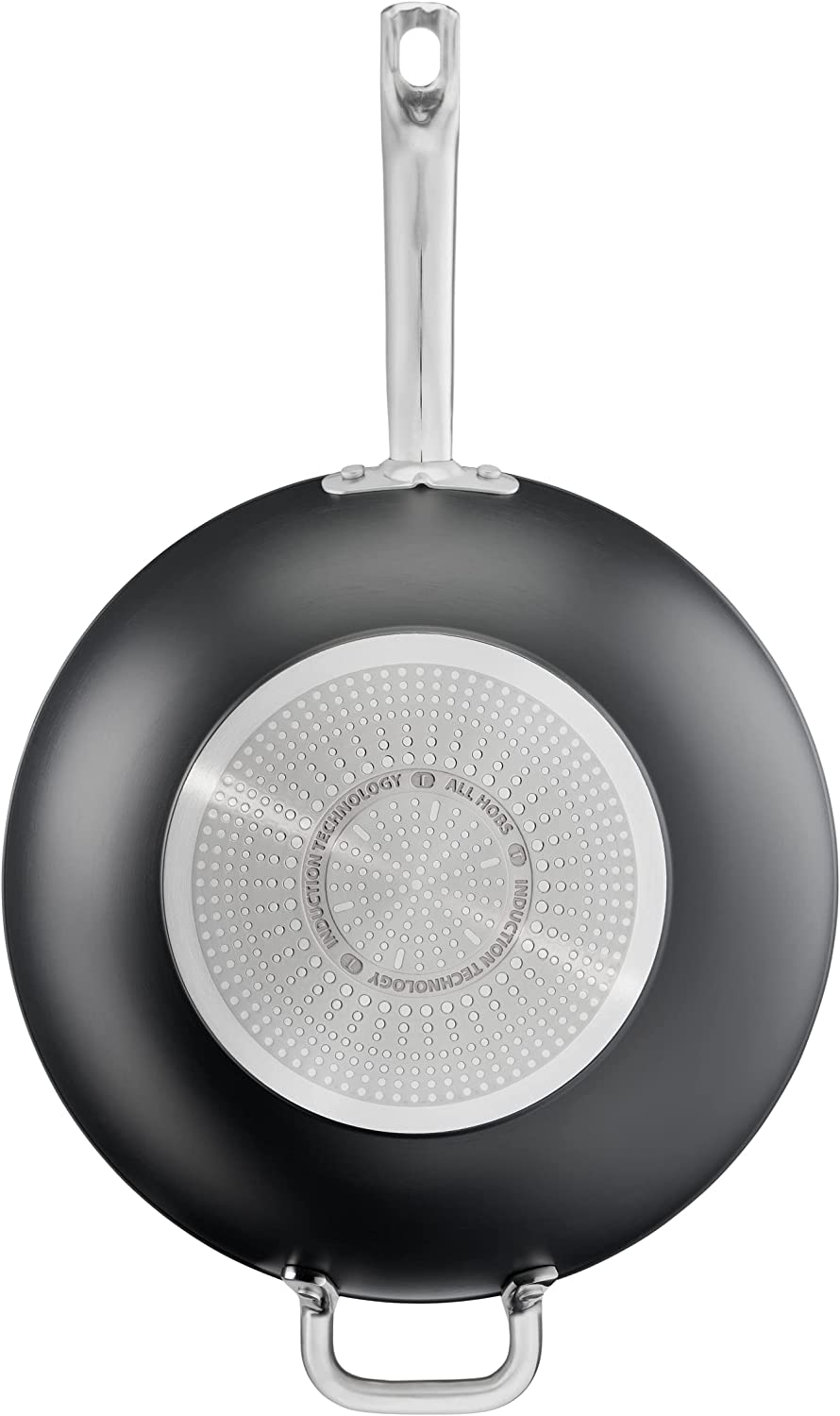 Tefal Premium Specialty Hard Anodised Induction Non-Stick Wok 32Cm + Lid, H9169417 image number 1