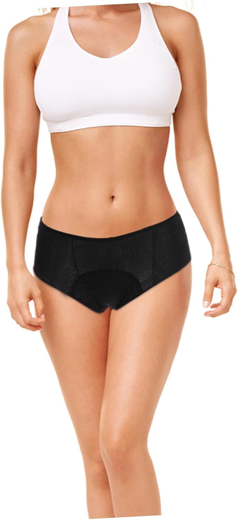 LIFKOME Menstrual Underpants for Women Comfortable Leak Period Pants with Three Leakage Durable Breathable Material for Monthly Protection image number 3