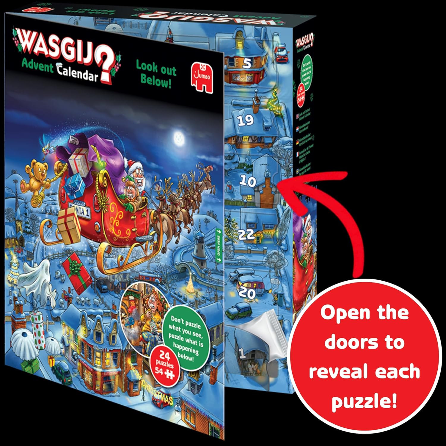Jumbo Wasgij Christmas Advent Calendar Puzzle (24 X 54 Pieces)