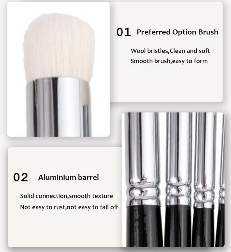 Professional Dry Brush Set for Miniature Painting - 6 Sizes Goat Hair Art Brushes for Acrylic, Oil & Watercolor - Perfect for Tabletop, Wargames, Citadel & Model Detailing image number 5