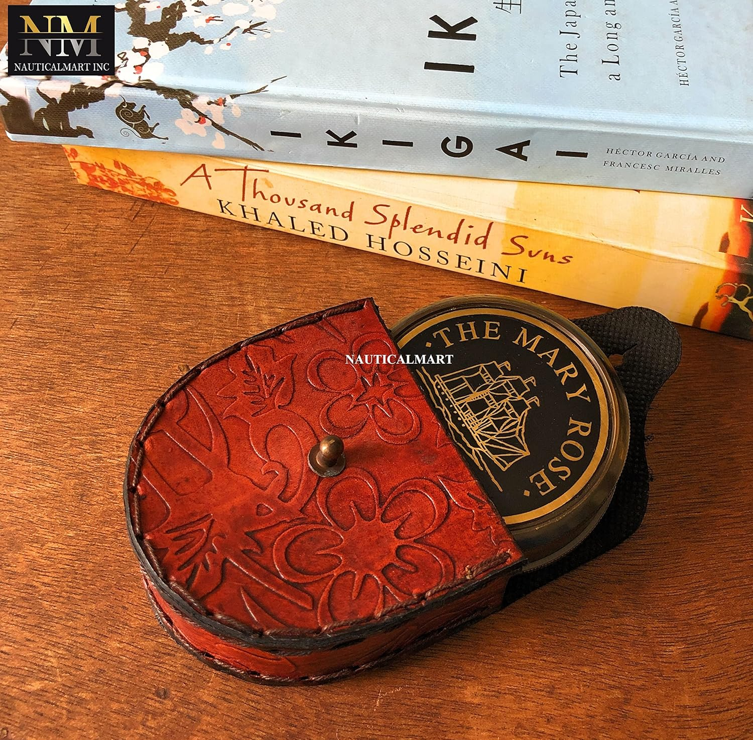 Engraved Compass, Customized Brass Compass for Anniversary, Birthday, Graduation Day, Confirmation Gift, Valentine Gift, Parting Gift, Sailor Gift image number 2