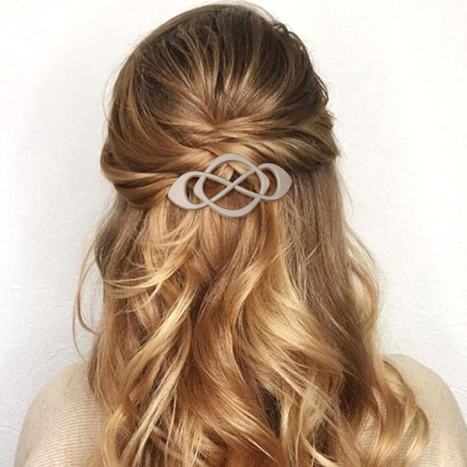 Ymapinc Pack of 2 Hollow Hair Clips, French Hair Clips, Women'S Elegant Non-Slip Hair Clip for Girls for Thick Hair and Thin Hair image number 2