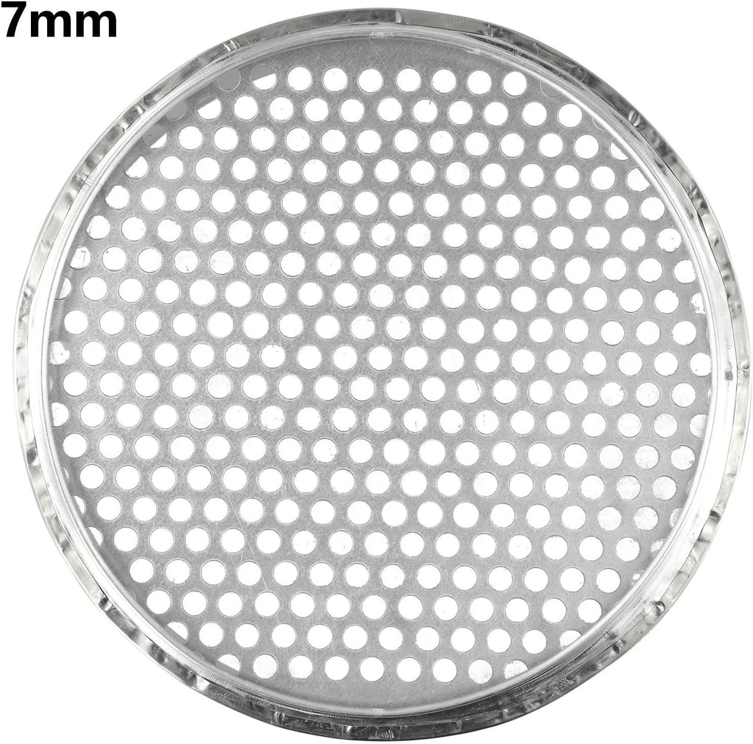 Garden Sieve 1Pc Gardening Metal Home Garden Plants Riddle Soil Sieve Mesh Separating Coarse Materials Garden Supplies 6/7/12Mm Flour Sifter for Baking(Round Hole 6Mm) image number 4
