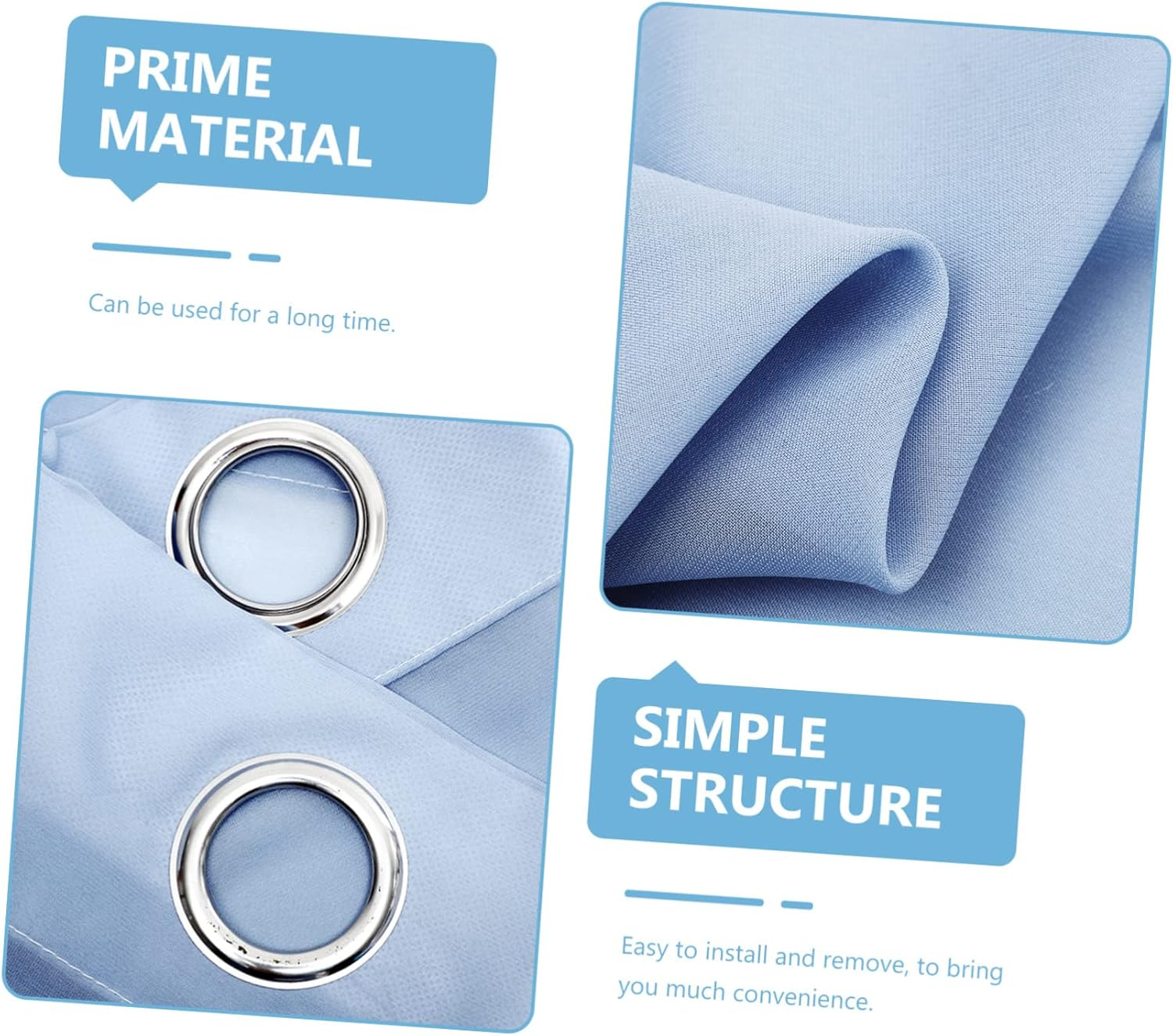 Levemolo Elegant Polyester Waterproof Curtain for Outdoor Patio Garden Window Living Room Bedroom Privacy image number 1