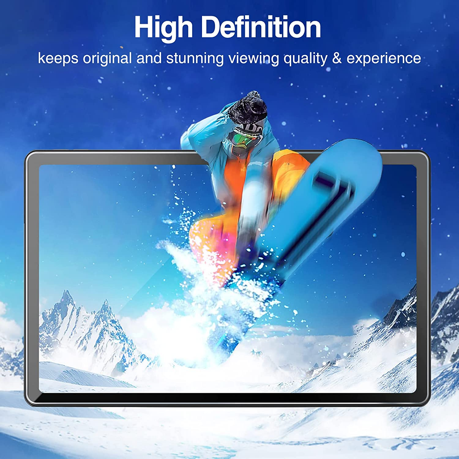 2 Pack Procase Screen Protector for Lenovo Tab M10 plus 3Rd Gen 10.6 Inch 2022, Tempered Glass Screen Film Guard for 10.6?Lenovo Tab M10 plus Gen 3 TB125FU TB128FU TB128XU 2022 Release image number 1