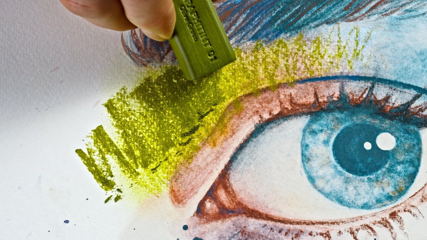 Derwent Graphitint XL Blocks 6 Tin, Set of 6, 60Mm Extra-Large Block, Water-Soluble, Ideal for Sketching, Drawing and Expressive Mark Making, Professional Quality (2306175) image number 4