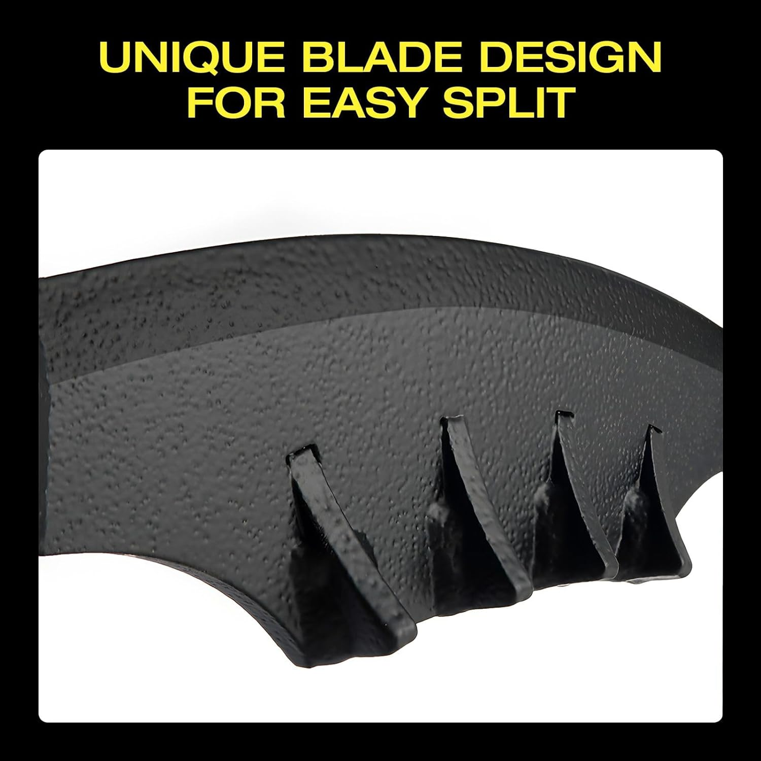 Log Firewood Splitter Set with Hammer Manual Wood Splitting Cutter Kindling Cutting Fireplace BBQ Camping Tool Outdoor Steel image number 2