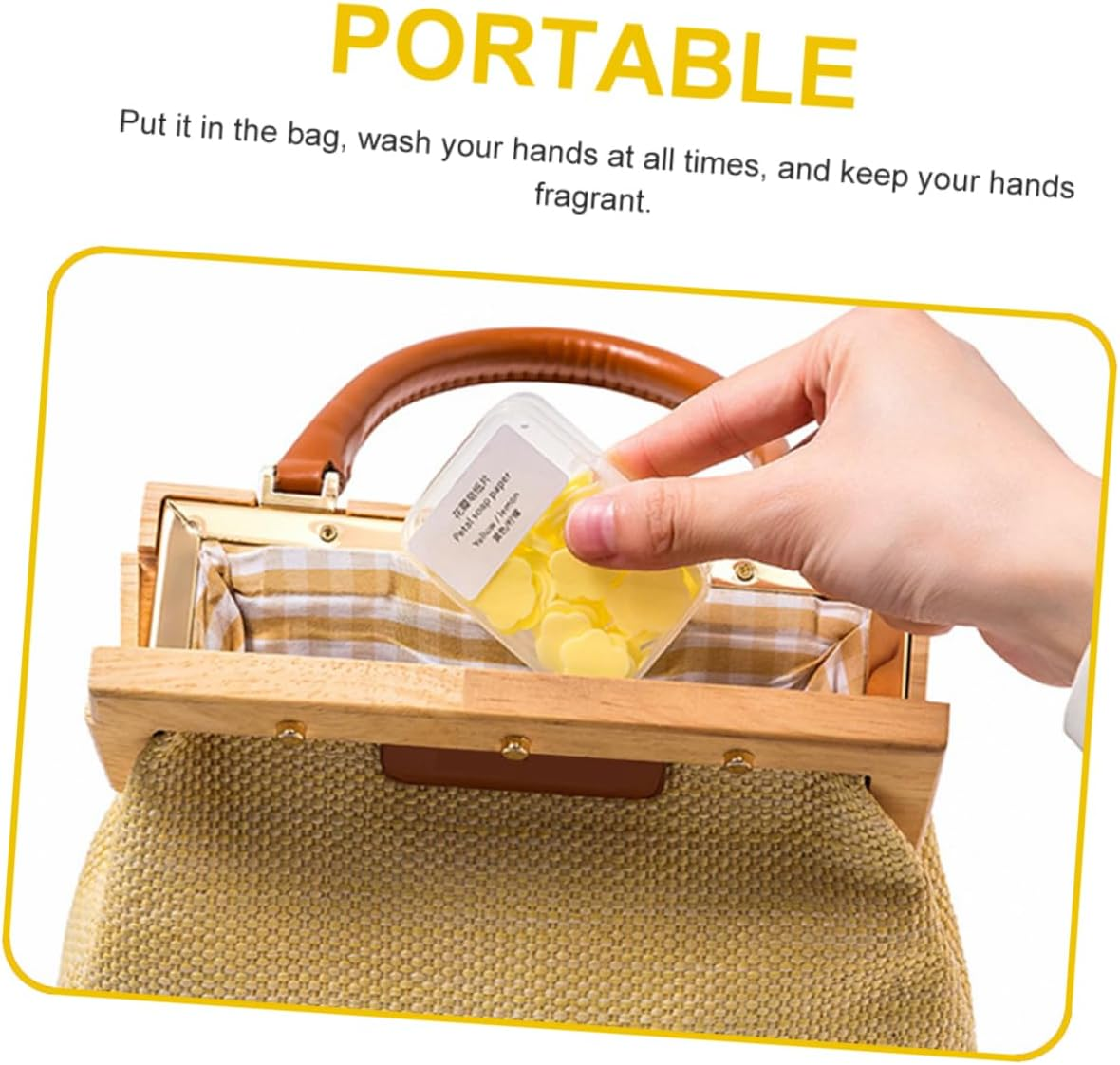 BELLIFFY 16 Boxes of Disposable Paper Soap Sheets Travel Hand Soap Flakes in Lemon Milk Rose and Jasmine Scents Portable Mini Slices for Outdoor and On-The-Go Use image number 1